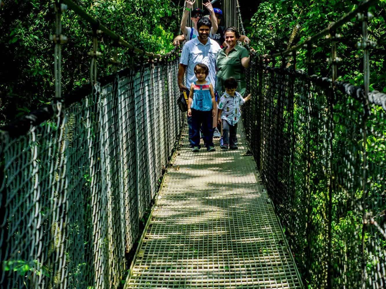 Costa Rica tours in Arenal hanging bridges